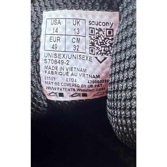 Saucony Grid Peak GTX Gore-Tex® Trail Running Shoes Green /Black S70849-2 SZ 14 - Picture 10 of 10